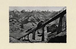 Historische AK Niesenbahn gelaufen Niesen Kulm 25. VIII. 45