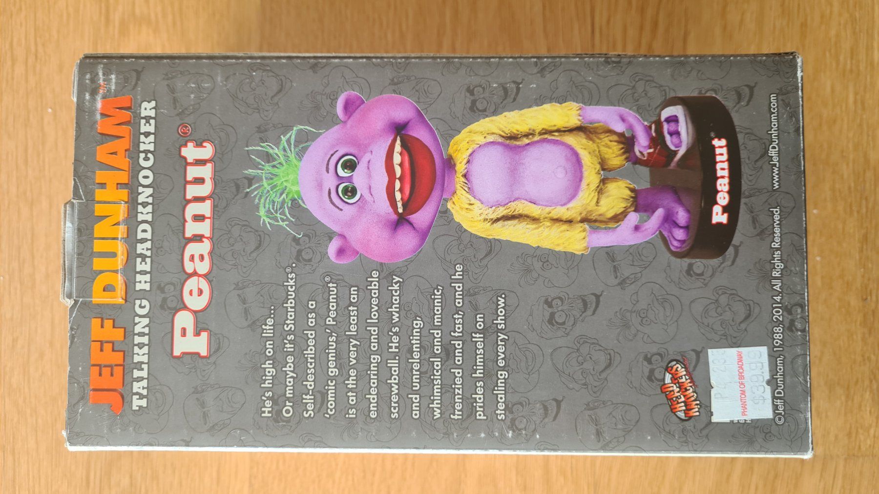 Figuren: Vintage Jeff Dunham Peanut Talking Bobblehead Figur OVP – Neu (gemäss Beschreibung) aus Winterthur von stufaphi 4