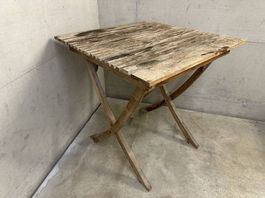 Garden table teak wood 70x70 🤎 Gartentisch Teakholz massiv