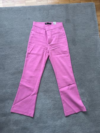 Trendige Zara Schlaghose, Pink, Grösse XS, neuwertig!