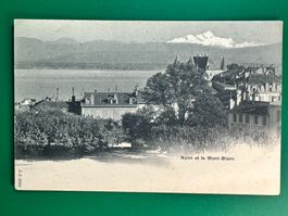 Nyon et le Mont-Blanc