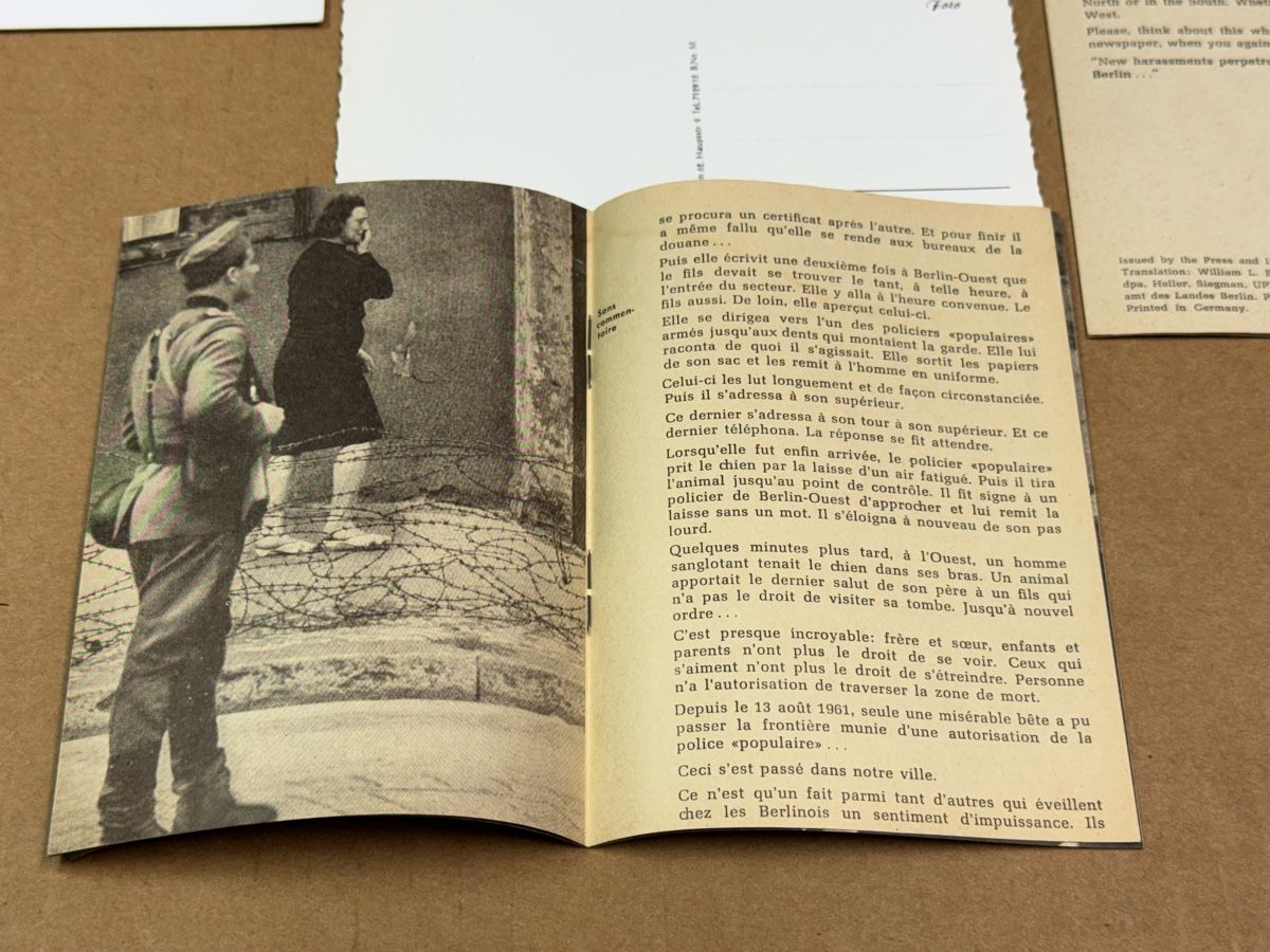 Cartoline postali: Historische Berlin Postkarten - Sammlung mit Mauer – Usato da Zürich venduto da daki81 8