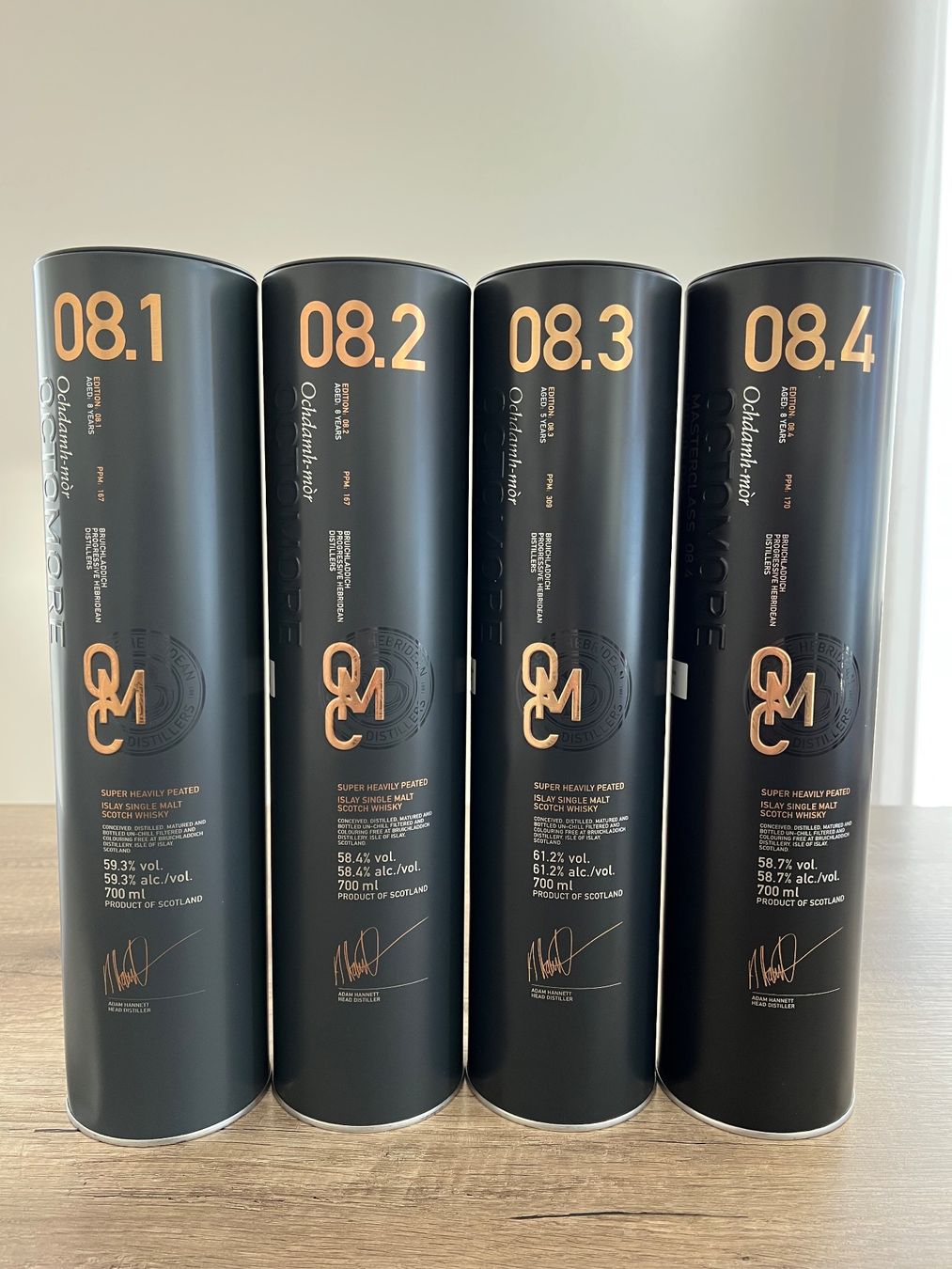 Bruichladdich Spirituosen: Ocotmore 08.1-08.4 Masterclass – Neu und originalverpackt aus St. Gallen von JanRhyner 1