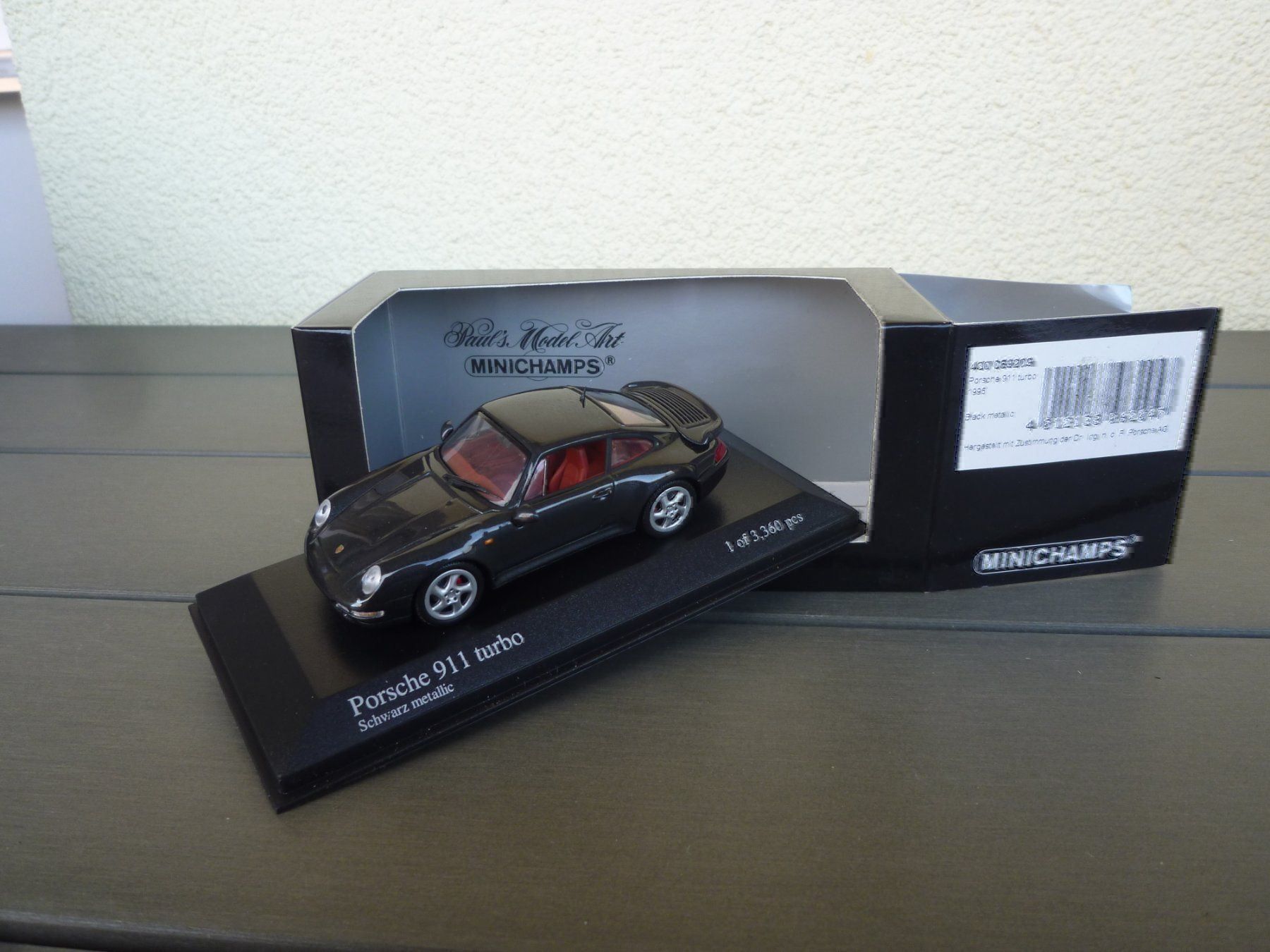 Minichamps Modellini d'auto: Porsche 911 Turbo (1995) – Nuovo e nell'imballaggio originale da Flawil venduto da Imperiosud