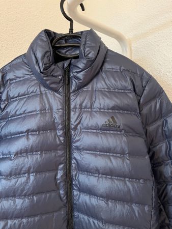 Adidas Damen Daunenjacke Blau, Grösse M