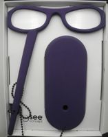 Lesebrille"See Home", Purple-Mat, Nr.48m