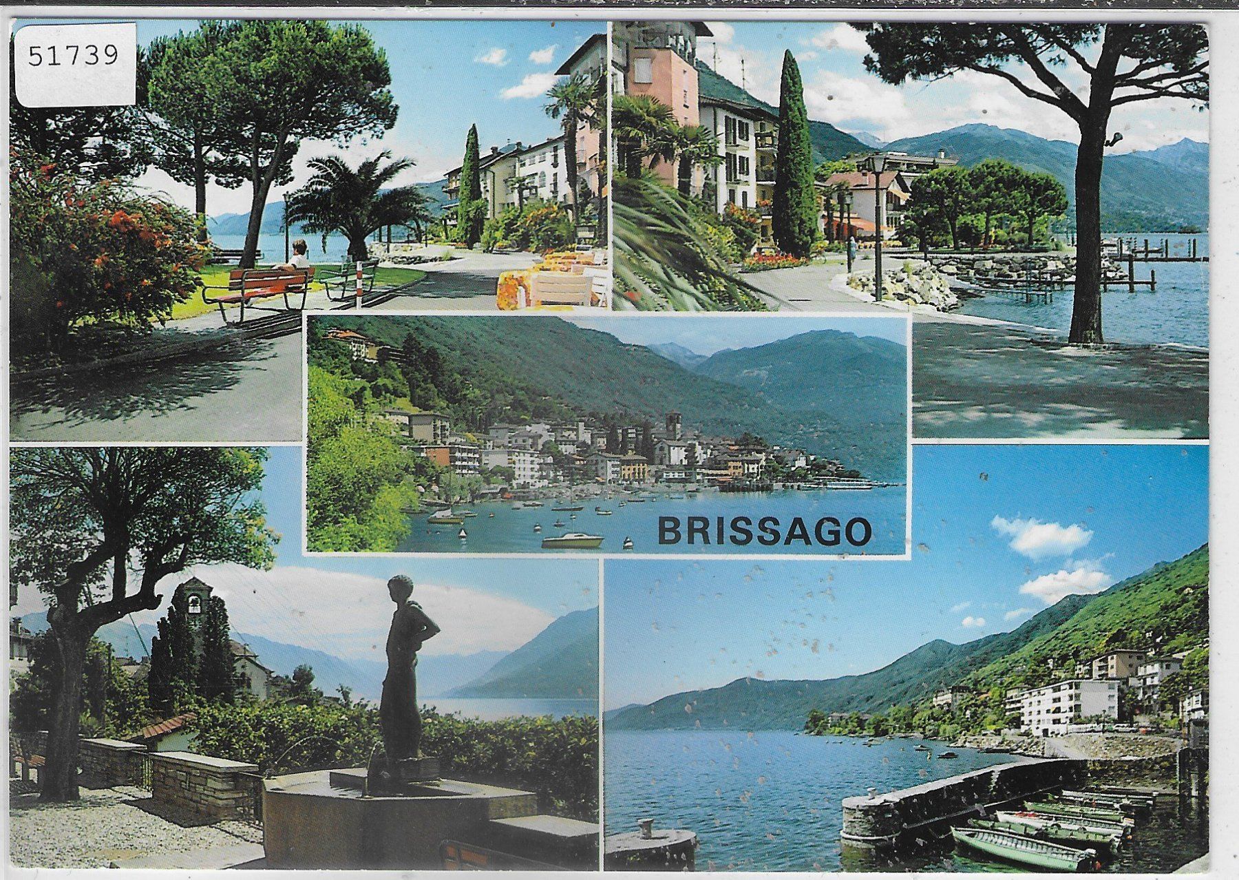 Cartoline postali: Brissago - Multiview – Usato da Ettingen venduto da Kartenplanet
