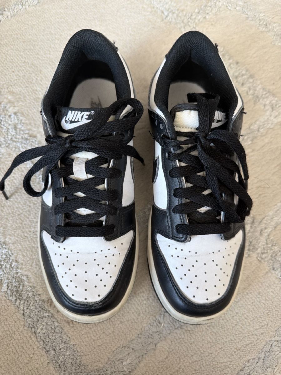 Nike Scarpe da uomo: Nike Dunk Low Black White Size 4.5Y Used – Usato da Begnins venduto da tha_7wyw