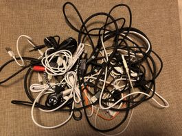 Konvolut diverse Kabel gemischt Zustand akzeptabel