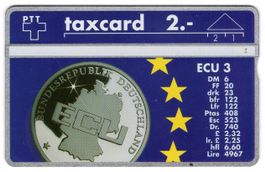 ECU 3 (3. Auflage) Göde - seltene Firmen Taxcard
