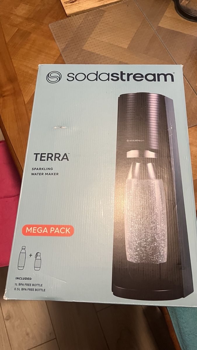 Sodastream Elettrodomestici da cucina: SodaStream Terra Sparkling Water Maker - Mega Pack New – Nuovo e nell'imballaggio originale da Nidau venduto da cherryyzz