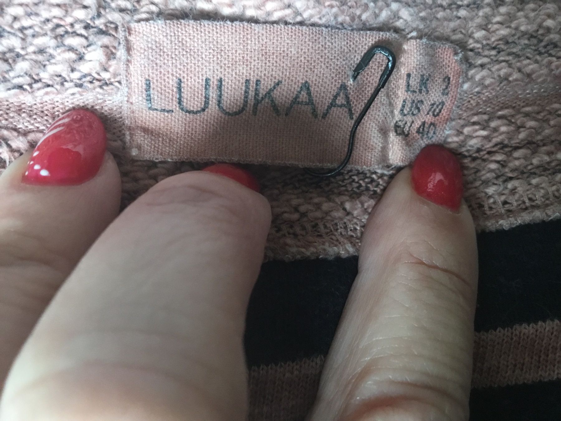 Luukaa Giacche: Sublime veste rouille LUUKAA, doublure rayée noir, t. 40 – Usato da Genève venduto da Mazelyne 4