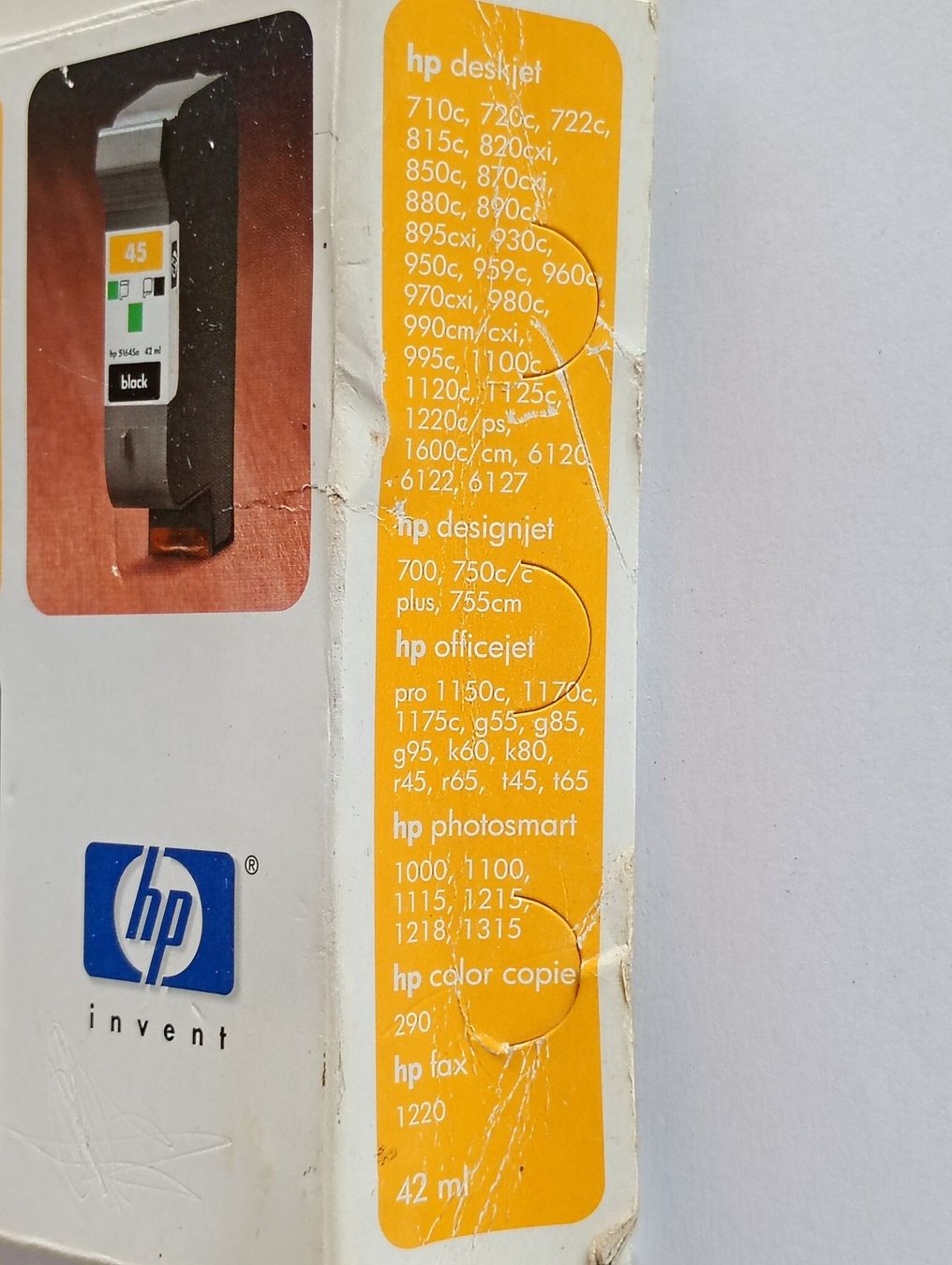 Hewlett Packard Cartouches & Toner: HP Invent 45 Druckerpatrone – Neuf (Voir description) à Möriken AG par Vellas 1