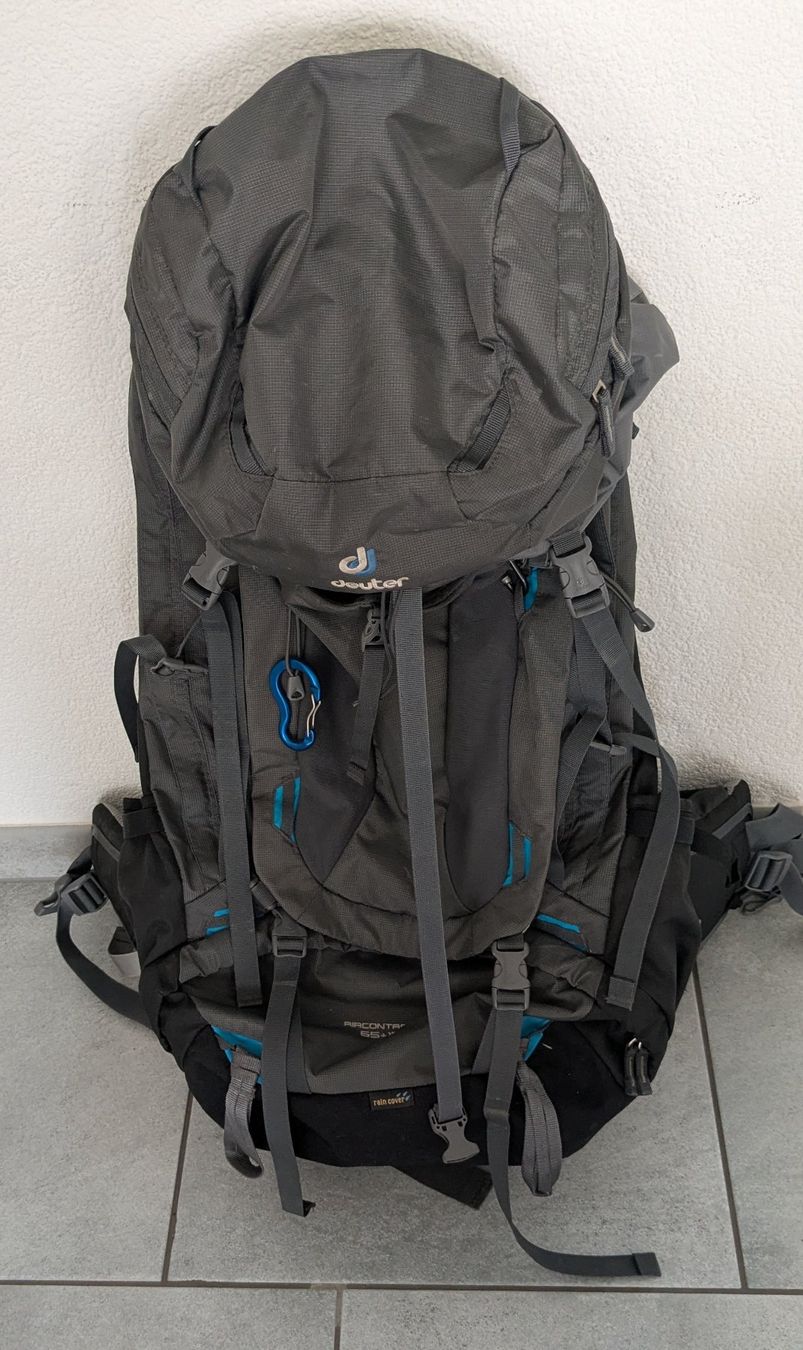 Deuter Zaini: Deuter Rucksack "Airkontact Pro 65+15 sl" – Usato da Oberweningen venduto da Ramre