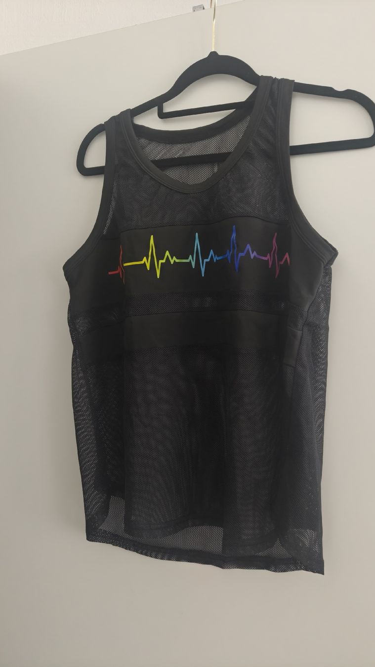 Shein Top: Partyoberteil Netz Music – Nuovo e nell'imballaggio originale da Biberist venduto da Virginie_S