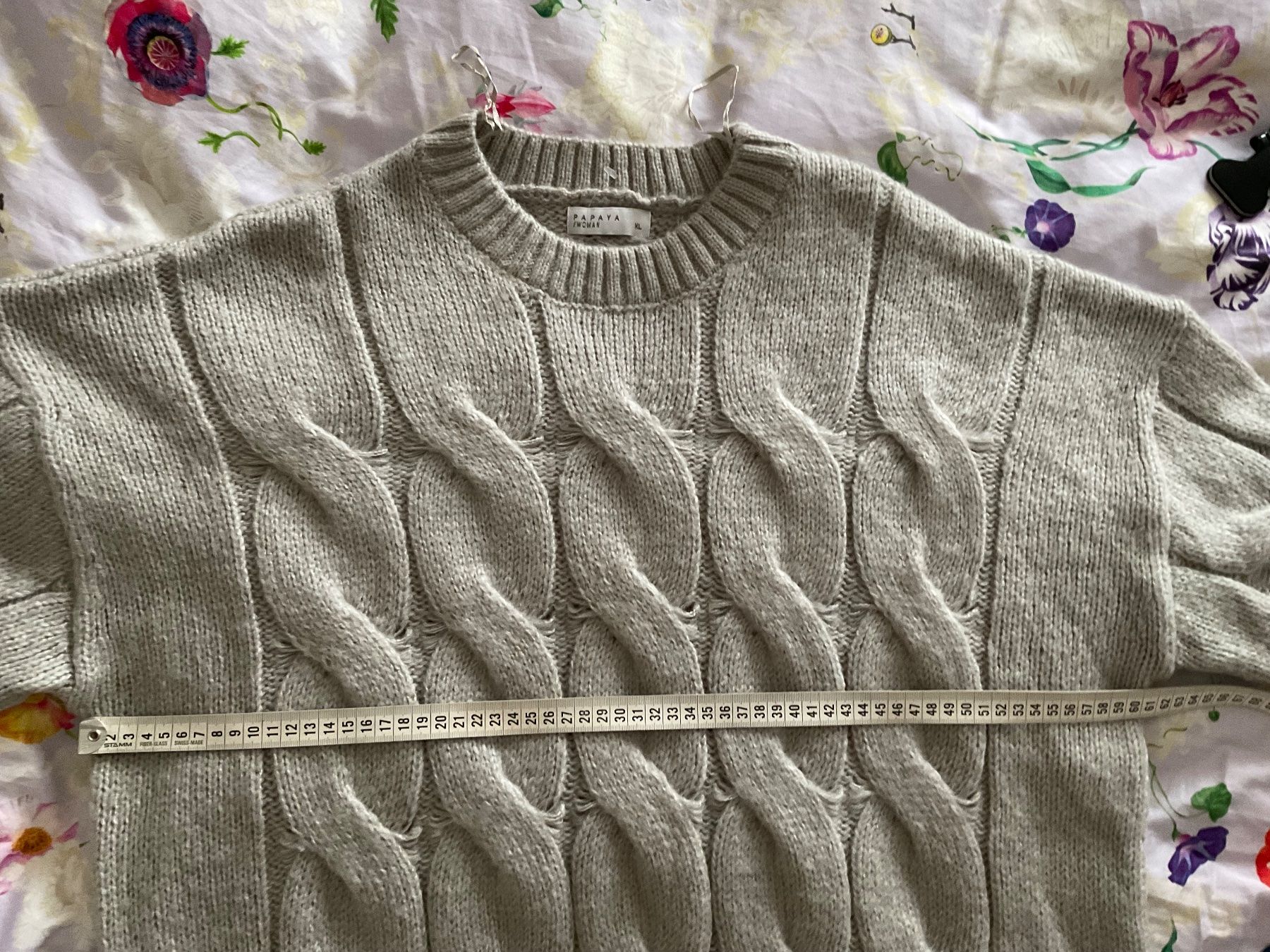 Maglioni & Felpe: PAPAYA oversize Pullover Gr L/XL Hellgrau Neuwertig – Nuovo (secondo la descrizione) da Urdorf venduto da alda02 4