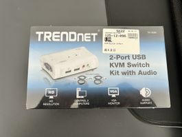 TRENDnet TK-209K 2-Port USB KVM Switch Kit mit Audio