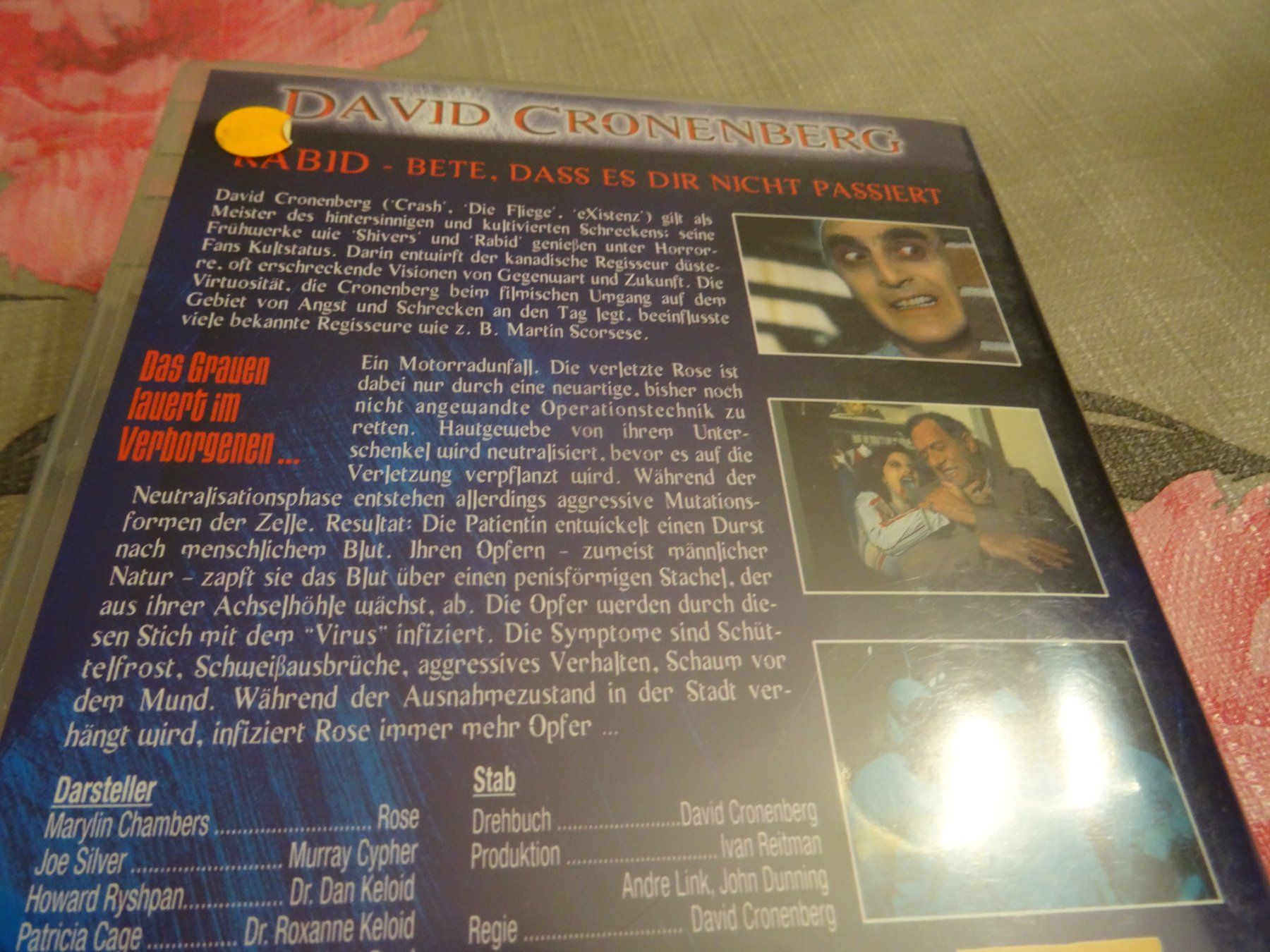 Tutti i DVDs: DVD Rabid von David Cronenberg - Horror-Klassiker! – Usato da Olten venduto da Disc-Verkauf 3