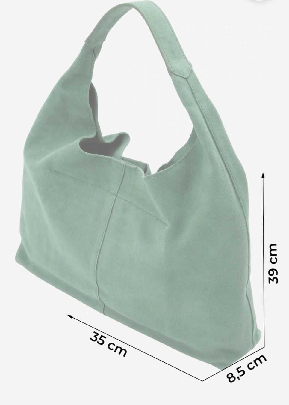 Other Stories Borse: &Other stories grüne Wildledertasche – Nuovo e nell'imballaggio originale da Wilen b. Wollerau venduto da kat_35 6