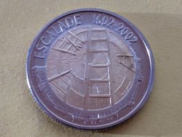 Schweiz Gedenkmünze 5 Franken Escalade 2002