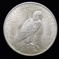 US $ 1923 unz. Peace Dollar 26,7gr Silber 900/1000