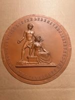 Prototypprägung Plakette Swiss-Life Kupfer 95% Huguenin