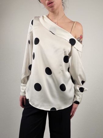River Island polka dot Blouse Size 12