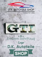 VW GTI Emblem Schriftzug Logo aus Metall NEU in Chrom