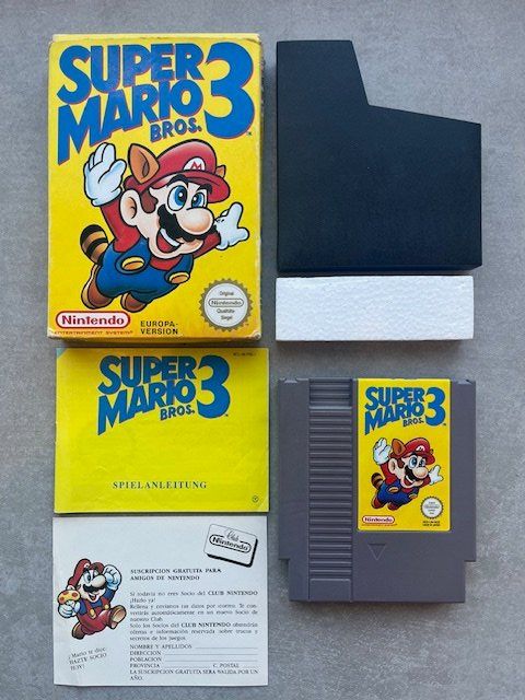 Nintendo Giochi: Nintendo NES Super Mario Bros. 3 OVP CIB – Usato da Gravesano venduto da Ing_lb