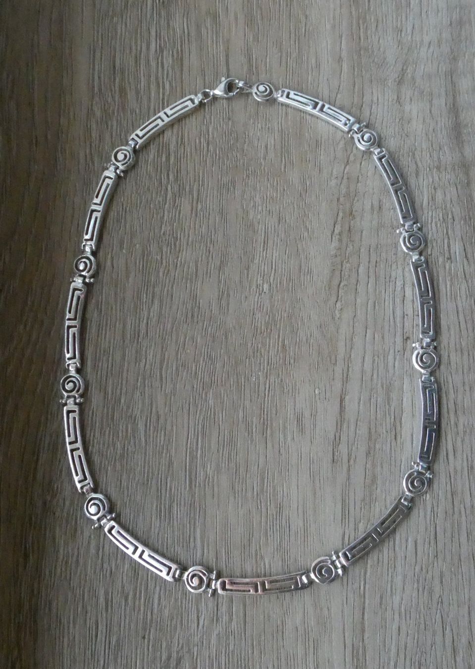 Ketten: Halskette Collier griechisches Muster Mäander 925 Silber – Gebraucht aus Frauenfeld von dhour 3