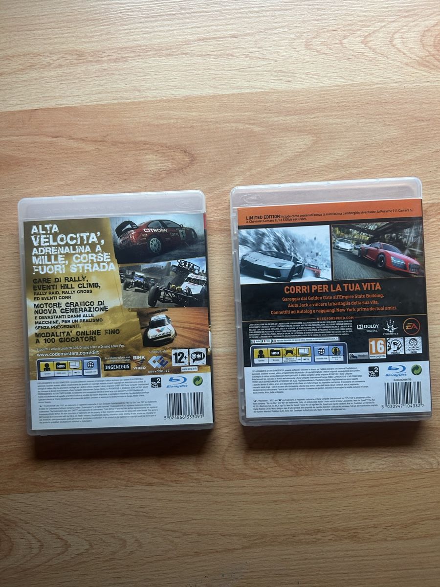 Sony Giochi: PS3 Set: Colin McRae Dirt & Need for Speed The Run – Usato da Schötz venduto da lor_z95g 2