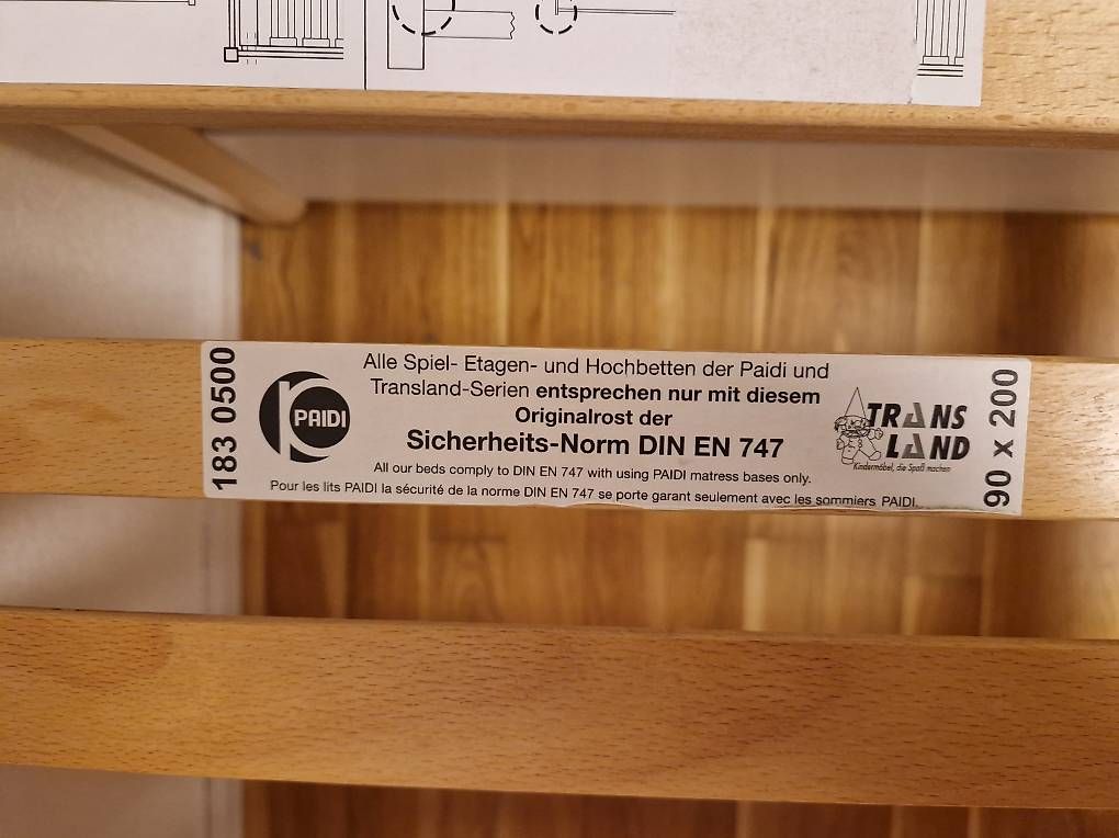 Paidi Betten: Paidi Kinderbett / Jugendbett / Kojenbett – Gebraucht aus Abtwil SG von Nerothon 4