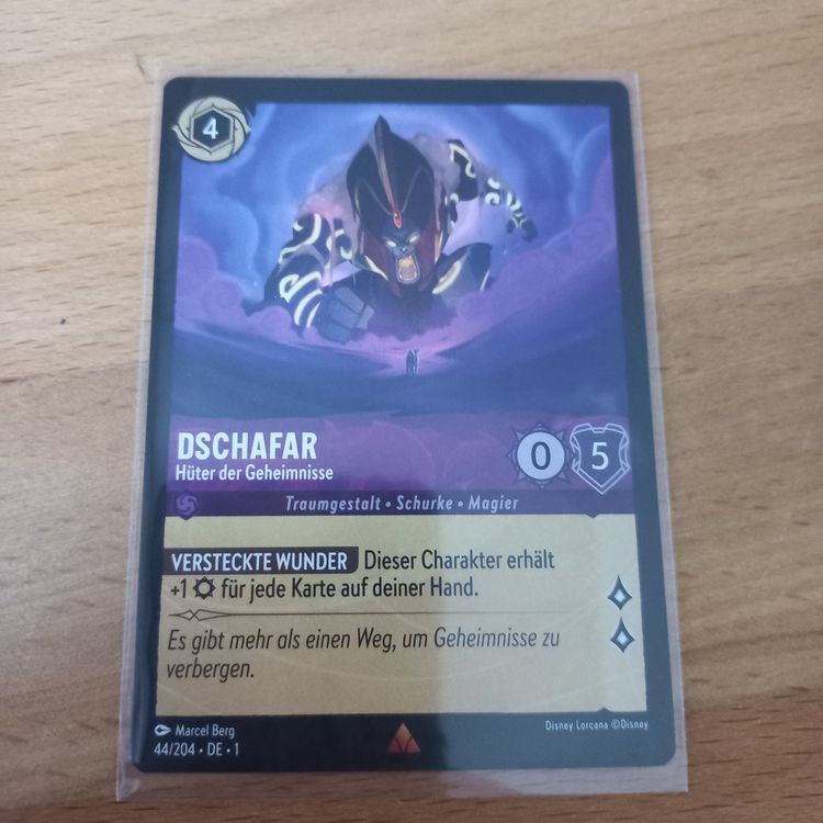 Lorcana - DE - DSCHAFAR - RARE KARTE - 44/204 (Neu (gemäss Beschreibung ...