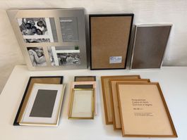 11-teiliges Bilderrahmen-Set – verschiedene Grössen & Farben