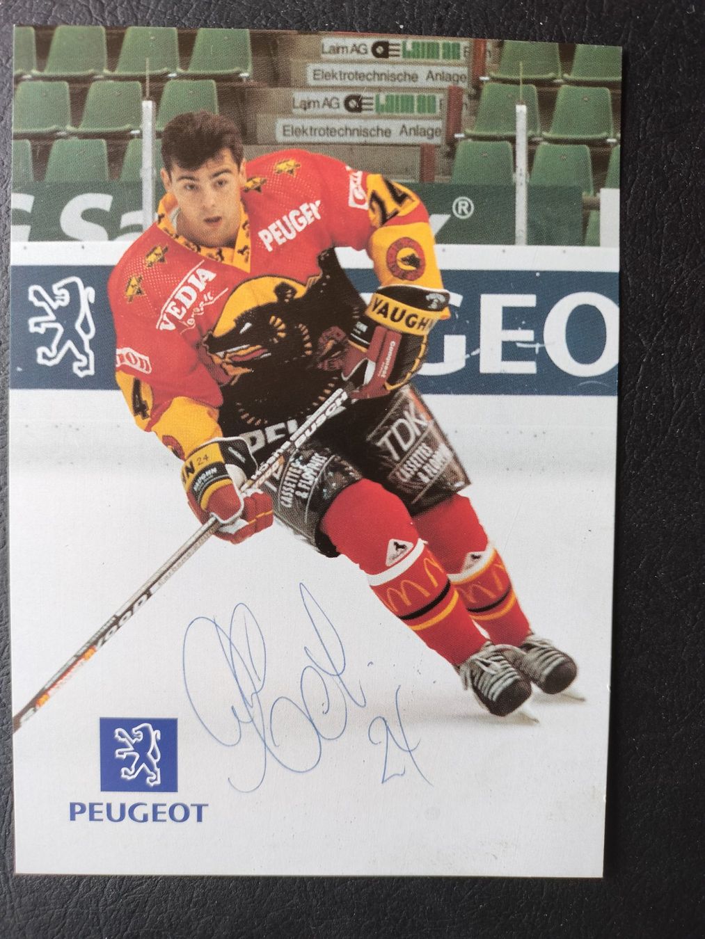 Autografi: SC Bern, SCB Autogrammkarte, Vincent Lechenne – Usato da Schwanden Sigrisw venduto da len_9yqg
