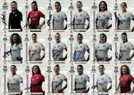 FC Zürich Frauen FCZ original Autogramme Set Sammlung