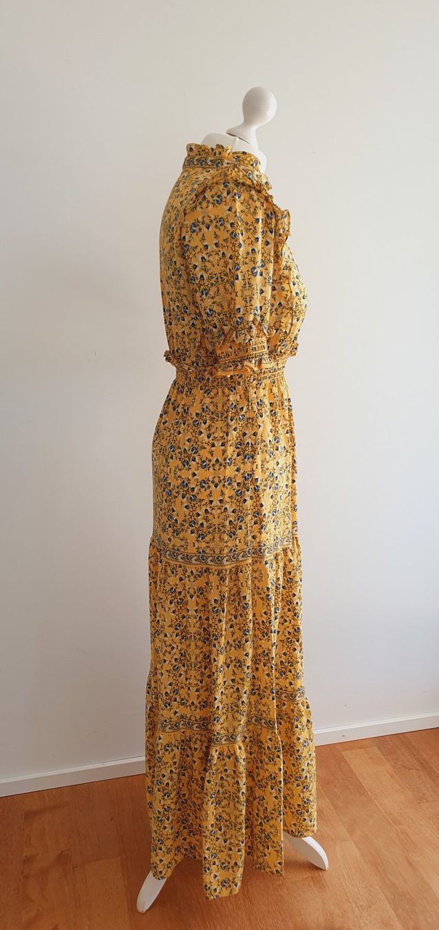 Vestiti: Maxikleid gelb/bunt Gr. 34/XS Neu – Nuovo (secondo la descrizione) da Stansstad venduto da InStyle8 8