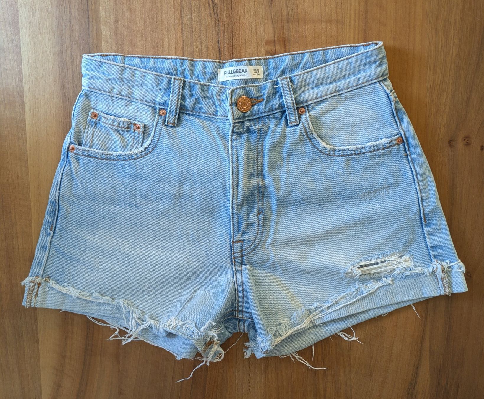 Pull&Bear Pantaloni: Jeans-Shorts "Pull&Bear" Gr. 36 (wie neu) – Nuovo (secondo la descrizione) da Bonstetten venduto da Scoutinggirl