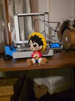 Luffy One Piece  - Häkel-Stil Amigurumi Figur