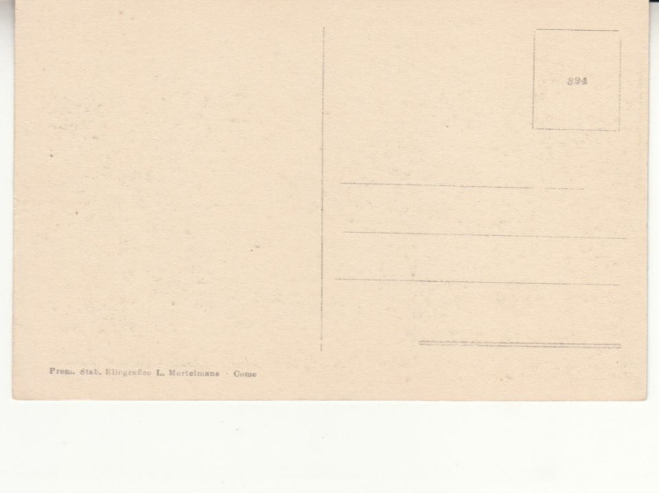 Cartoline postali: Como ca. 1920 – Usato da Bürglen TG venduto da StampGraf 1