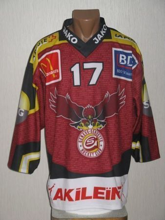 MAILLOT HC SERVETTE GENF #17 CRAMERI 2003/04 TRIKOT XL