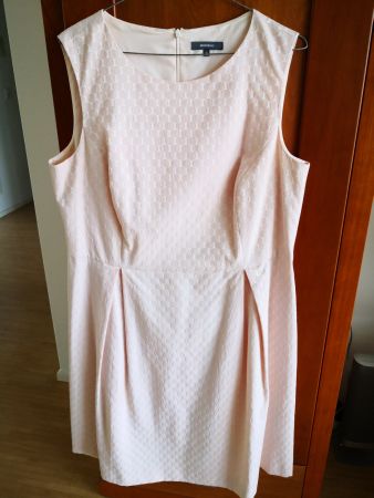 Kleid Hellrosa A-Linie von Montego, Gr. 44