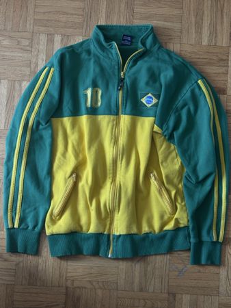 Brazil National Team Track Jacket - Size L - Yellow/Green