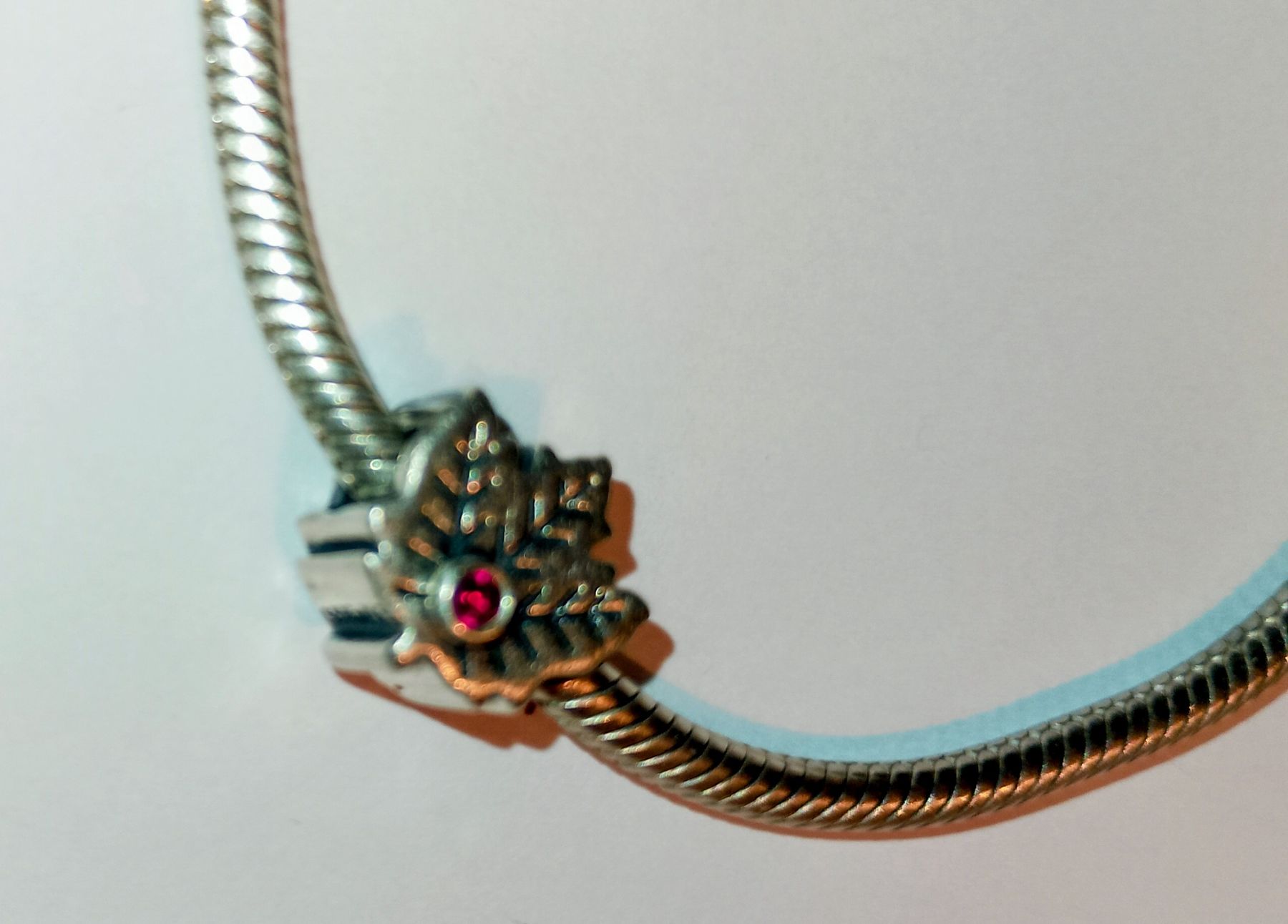 Pandora Bracciali & Braccialetti: Pandora Armband 19 cm mit Charm, Clip – Usato da Therwil venduto da col_m6rx 3