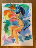 Pop Art - First!! 1981 von L.O.Ritzel (70cm * 50cm)