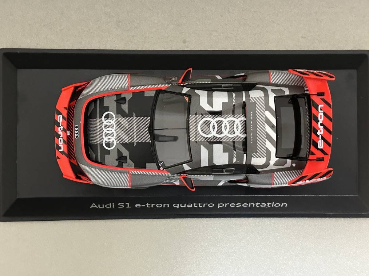 Modellini d'auto: 1:43 Audi S1 e-tron Quattro presentation – Nuovo e nell'imballaggio originale da Fribourg venduto da 911cc 2