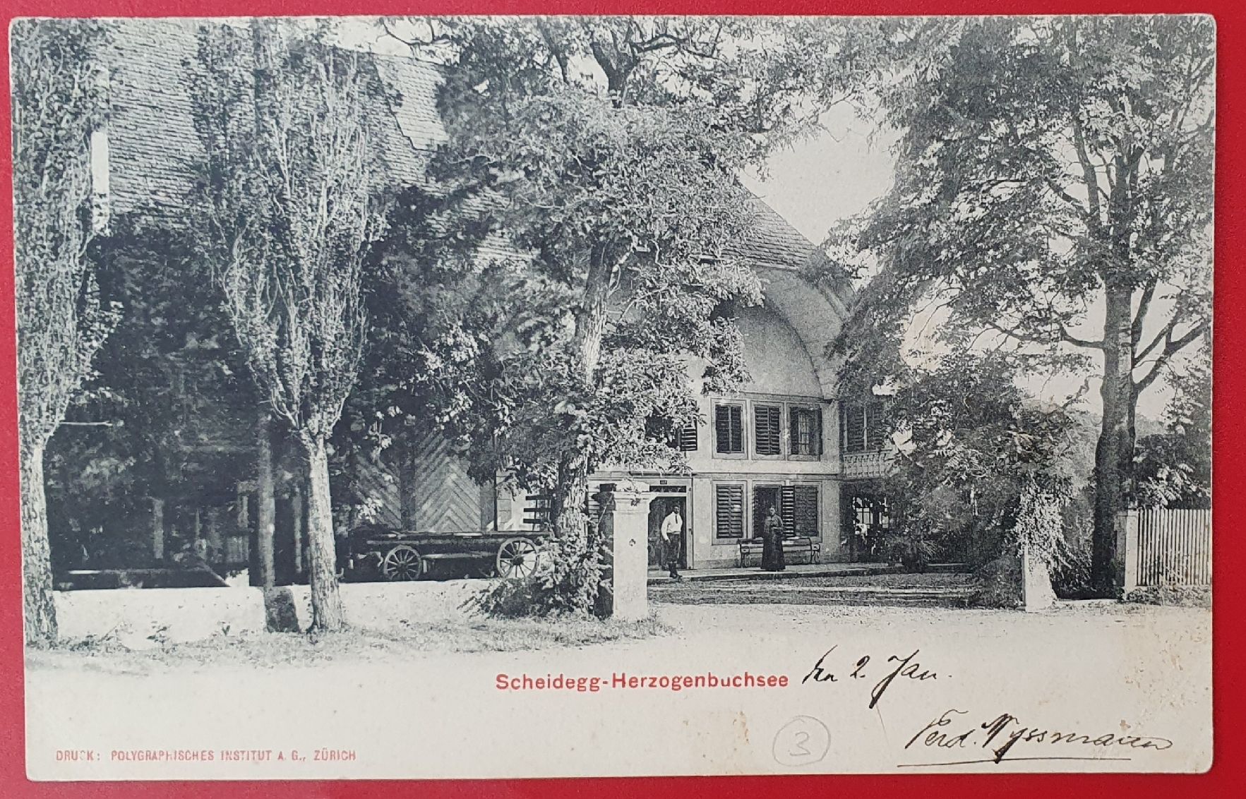 Cartoline postali: Scheidegg - Herzogenbuchsee 1905 – Usato da Kreuzlingen venduto da Rschweiz1