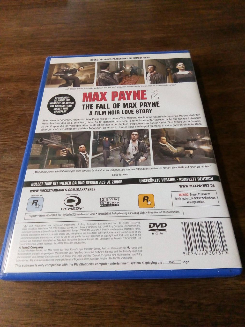 Sony Spiele: Max Payne 2 - The Fall of Max Payne - PS2 – Gebraucht aus Pfungen von Himbogame 1