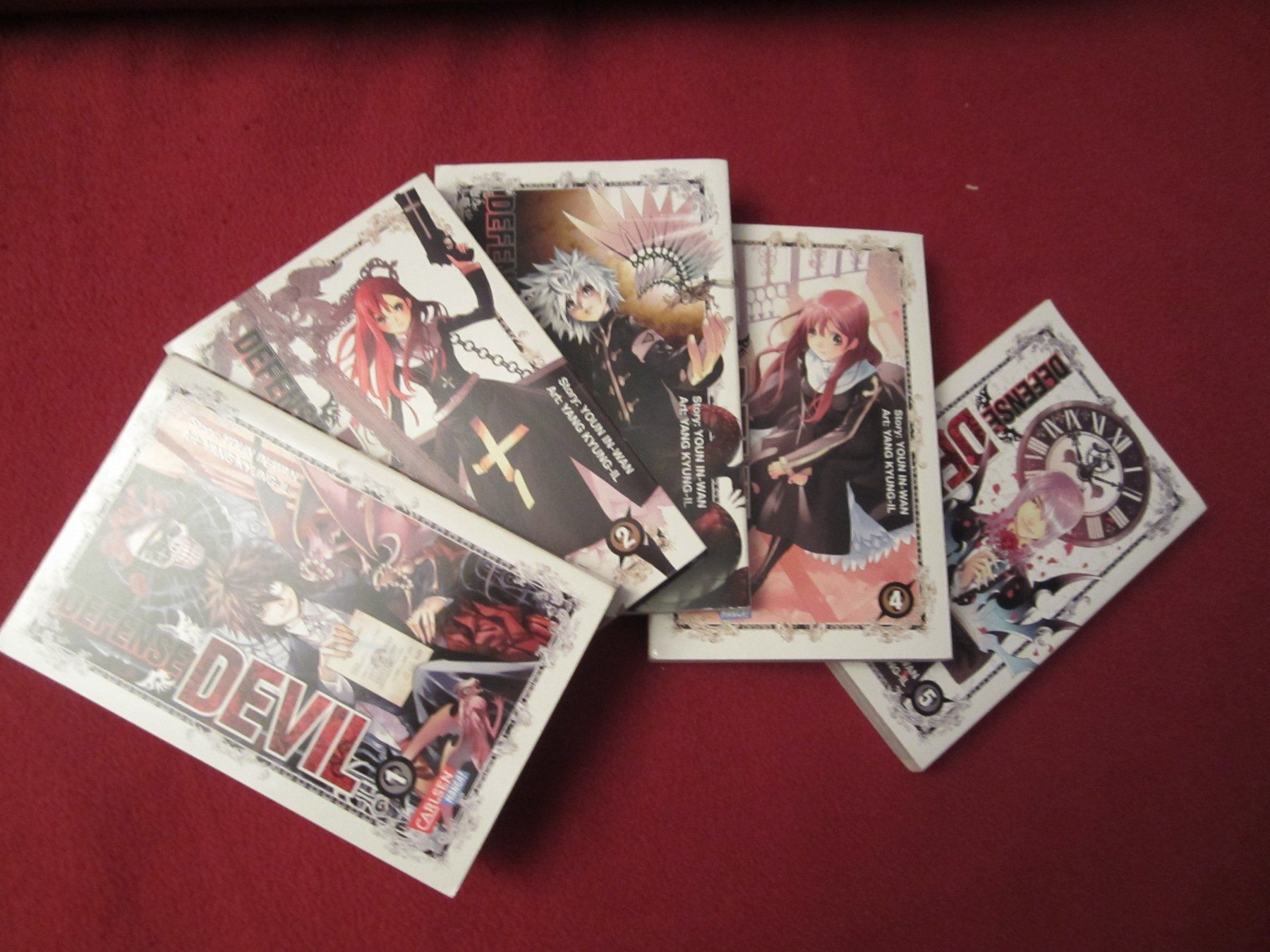 Fumetti: MANGA-COMIC: DEFENSE DEVIL!!! CARLSEN COMIC BAND 1 BIS 5!!!! – Usato da Volketswil venduto da nemo2000