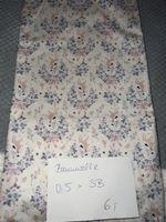 Baumwolle Webware Reh Bambi Blumen floral 0,5 m mal ab